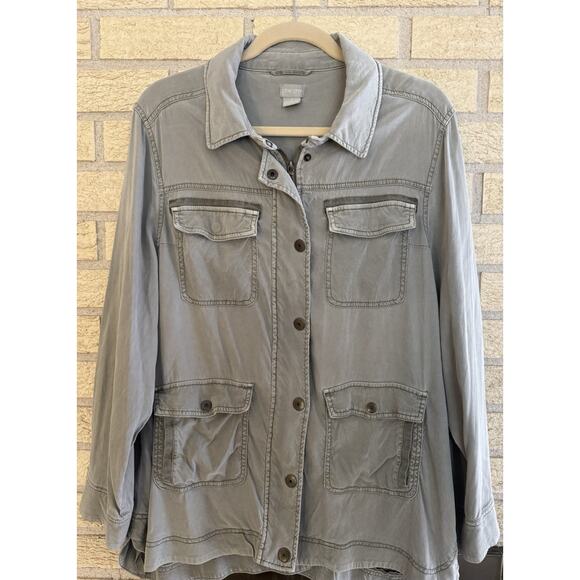 Chico's Other - Chicos Utility Jacket Size 2